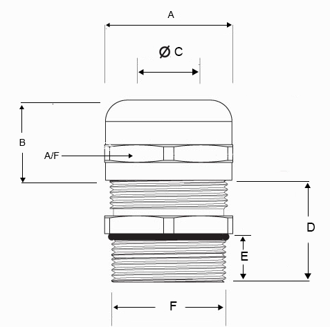 Nickel Plated Brass Gland, Size: Pg-07 To Pg-48 at Rs 30/piece in Ahmedabad